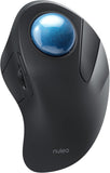 Nulea M505A Wireless Trackball Mouse Ergonomic 44mm Index Finger Control