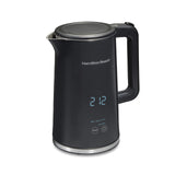 Digital Temperature Control Electric Tea Kettle, Hot Water Boiler & Heater 1.7L, 5 Preset Modes + Keep Warm Hamilton Beach
