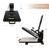 PowerPress Industrial-Quality Digital Sublimation Heat Press Machine for T Shirt