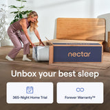 Nectar Premier Hybrid 13” Full Mattress - Medium Firm - Memory Foam & Innerspring Coils - Cooling Upgrade - Back Pain Relief - Mattress in a Box - 365-Night Trial & Forever Warranty