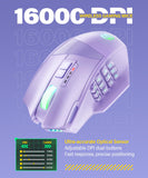 UtechSmart Venus Pro Wireless MMO Gaming Mouse, 16,000 DPI Optical Sensor, Wired/Wireless Dual Modes