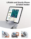 SAIJI Laptop Lap Desk with External Monitor Holder Fits Up to 17" Laptops