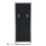 VANITII Full Length Mirror with Lights with 25 LED Bulbs and Bluetooth Floor Mirror Full Body Lighted Mirror 71" x 30" Standing Mirror Wall Mounted Mirror Smart Touch for Bedroom Dressing Room