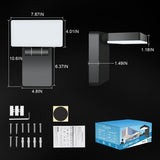 BIRITALO 40W Outdoor LED Wall Light, 360° Rotatable Neighbor-Friendly 8Pack