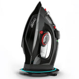 OMAIGA Cordless Steam Iron for Clothes, 1500W, Nonstick Ceramic Soleplate