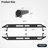 OEDRO 6" Running Boards Compatible with 2005-2023 Tacoma Double Cab