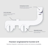 seido Origin 1.0 - Ultra-Slim Non-Electric Bidet Attachment for Toilet – Dual Nozzle, Adjustable Water Pressure, Easy DIY Installation, Self-Cleaning Sprayer, Eco-Friendly Design (White)