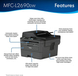 Brother MFC L26 Series Compact Monochrome All-in-One Laser Brother