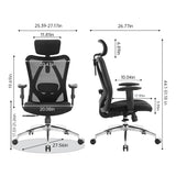 SIHOO M18 Ergonomic Office Chair, Mesh Back Desk Chair with Headrest
