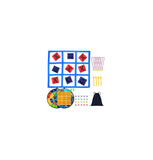 Actgan Giant Tic Tac Toe Outdoor Games, Bean Bag Toss Games, 26" Dart Board Game Double-Sided with Sticky Balls for Boys and Girls Ages 4-12 Kids Adults Family Lawn Yard Large Carnival Games