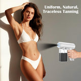 Professional Portable Spray Tan Machine,Self Tanning Spray Gun Kit - Spray Tan Gun Self Tanners Rechargeable Machine Suit For DIY, Beach, Travel,Mobile Tanning