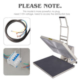 24x32 Inch Heat Press, 110V 4500W High Pressure Clamshell Heat Press Machine for Business, Large Professional Digital Control Heat Transfer Machine for Sublimation, Sliding Base Design