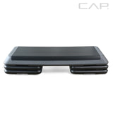 Cap Barbell Adjustable Aerobic Step Platform Exercise Step, Gray
