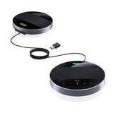 2-in-1 Conference Speaker and Microphone, Daisy Chain Wireless Bluetooth Speakerphone with 360° omnidirectional mics TONGVEO