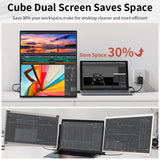 Magedok Dual Monitor 14 Inch 2K OLED for Laptop Extender|