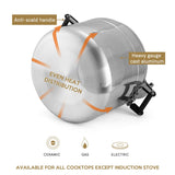 26 Quart Clamp On Pressure Cooker, Aluminum Pressure Cooker w/Ultra Safe Clamp Bar Locking System BreeRainz