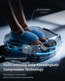 Howdy Shiatsu Foot Massager with Heat and Cold for Plantar Fasciitis & Neuropathy, Deep Kneading and Air Compression, 3-Level Adjustable Intensity, Remote, Fits Men’s Size 13, Gifts for Mom Women Men