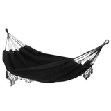 JANeGWXRUuW Camping Hammock Hammock Large Macrame Fringe 2 Person Double Hammock Swing for Outdoor Garden