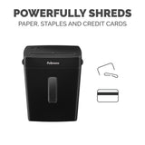 Fellowes P-40C 8 Sheet Cross-Cut Deskside Paper Shredder for Home Office