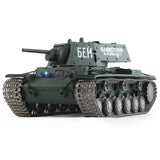 Heng Long Modified Ver. rc Tank 1/16 Soviet KV1 Tank Model 3878(360° & 7000mah & Metal Track & Road & Sprocket & Idle Wheel)
