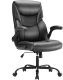 Ergonomic High Back Heavy Duty Task Desk Office Chairs with Wheels, Flip-up Arms