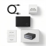 Zeturn 4x6 Thermal Shipping Label Printer - Wireless Bluetooth, Rechargeable Battery, No Ink Needed - for iPhone, Android, Home