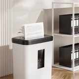 ZSRUIKJN Shredder 12L Small Portable Class 4 Confidential Granular Paper Office Supplies