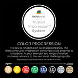 THERABAND Resistance Tubes, Professional Latex Elastic Tubing, Upper & Lower Body, Core Exercise, Physical Therapy, Lower Pilates, At-Home Workouts, & Rehab, 5 Foot, Yellow, Red, & Green, Beginner Set THERABAND