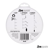 40 lb Pre-Tied Dropper Loop Rigs. Fishing Line Spool. Loops 18 Inches Apart with 5.5 Inch Loop Size. Perfect for Saltwater & Freshwater Fishing. Perfect for Snapper & Other Bottom Feeding Fish.