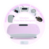 Silent Vibration Platform Crazy Fitness Massage 10-Frequency Weight Loss & Fat Burner Body Shaking Machine for Unise