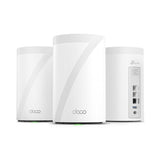 TP-Link Deco 7 Pro BE14000 Tri-Band Wi-Fi 7 Whole Home Mesh System | 8-Stream 14 Gbps | 10 WAN/LAN Port | Up to 8100 Sq.ft, 200 Devices Capacity | 320 MHz, HomeShield, AI-Roaming (BE67 3-Pack)