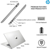 HP 17 Inch Laptop Computer, 17.3 IPS FHD Business Laptop PC, AMD Ryzen 5 (6-Cores), 32GB RAM 1TB SSD, Windows 11 Pro, 10-Key Number Pad, WiFi 6, HDMI, USB-C