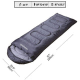 FARLAND Sleeping Bags 20℉ for Adults Teens Kids with Compression Sack Portable and Lightweight for 3-4 Season Camping, Hiking,Waterproof, Backpacking and Outdoors FARLAND