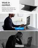 Fold Portable Standing Desk Laptop Stand Foldable Ergonomic Angle Lift Anti-Slip Compatible with MacBook Neo, MacBook