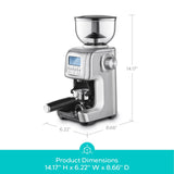 CASABREWS Tornado Electric Conical Burr Coffee Grinder, Automatic Burr Coffee Grinder with 77 Precision Grind Settings for Espresso to French Press, Special for Barista and Coffee Lovers
