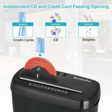 Home Office Paper Shredder - Woolsche 10-Sheet Strip Cut with 3.17-Gallon Basket - P-2 Security Level - CD & Credit Card Shredder - Durable & Fast - Jam Proof System - ETL Certified woolsche