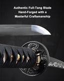 1095 Steel Imperial Dragon Katana for Display, Hand Forged Full Tang Sword