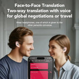 FNtipnutt Bluetooth 5.3 AI Translation Wireless Earphones