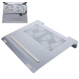 Laptop Cooling Pad Stand Under 17.3 Inch with Dual Fans Aluminum