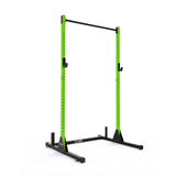 CAP Barbell Power Rack with Pull Up Bar & Attachments - Squat Rack & Strength Training Power Cage for Home Gym - Green