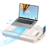 SAIJI Laptop Lap Desk with Pillow Cushion, Ultra Lightweight Laptop Tray