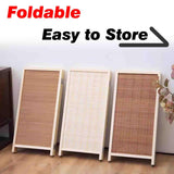 Japanese Folding Room Divider 5 Panel 2ft6ft Freestanding Wood for Home Office Hallway Entryway & Functal Divider