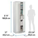 Sauder HomePlus Storage Cabinet/ Pantry cabinets, Soft White finish