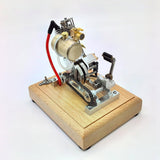 MechPuConToy Engine Model Kit That Works, Mini Single-Cylinder Four-Stroke Engine Model for Motorcycles, Physics Science Experiment for Adult