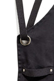 JAYCEE GRILLIN & CHILLIN Perfect Apron for BBQ, Grill, Chef, Hobby and Workshop w/Gray and Black US Flag. 5 Pockets, Cross-Back, Quick-release, 2 Tool Loops. 10 oz. Cotton.. Apron for men and women