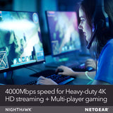 Nighthawk X6S Smart Wi-Fi Router(R8000P)-AC4000 Tri-Band Wireless Speed (Up to 4000 Mbps