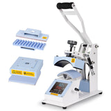 PYD Life 3 in 1 Mini Combo Heat Press Machine for Label Tag 5.8 x 5.8 Inch Light Blue