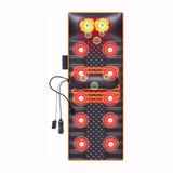 CZCZC Heating Pad Full Body Massage Mats with 20 Neck Shiatsu Kneading Massage Heads, Full Body Massage Mattress Massager Mat Cushion for Relieving Back Lumbar Leg Pain Massage Mat
