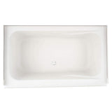 RecPro Bathtub | Durable Replacement 40" x 24" | Camper Trailer RV Tub | Alpha | Tub | Parchment or White (White - with Drain Stopper)