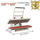 10x40 Inch Heat Press, 110V 1800W High Pressure Clamshell Heat Press Machine, Large Professional Digital Control Heat Transfer Machine for Sublimation, Suitable for Long Pants and Keyboard Pads